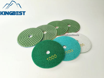 7 steps Wet Polishing Pads/Sandpapers