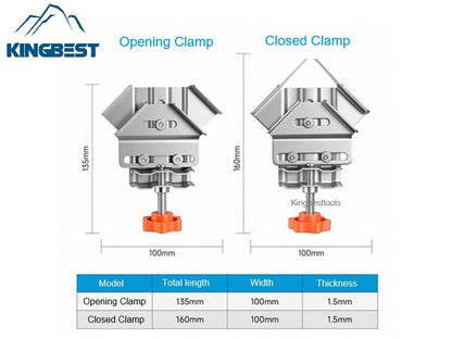 Corner Woodworking Fixed Clip DIY Clamp For 90 Degree Right Angle