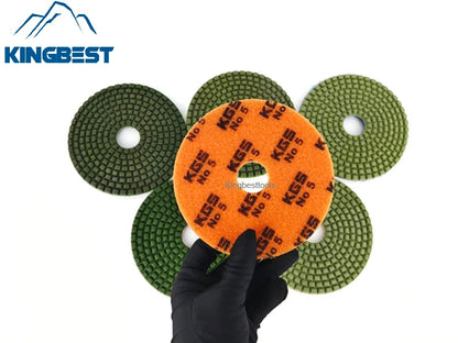 KGS Speedline 5 steps Wet Polishing Pads New Sandpapers 125mm