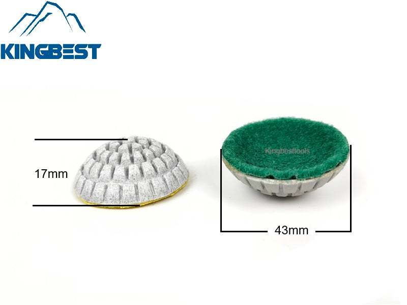 7 step Curved  Wet Polishing Pad 2 Inch