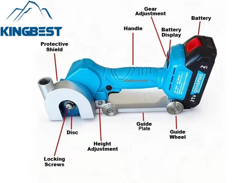 Split-type Brushless Battery Seam Cutter Gap Cleaning Machine-Free shipping