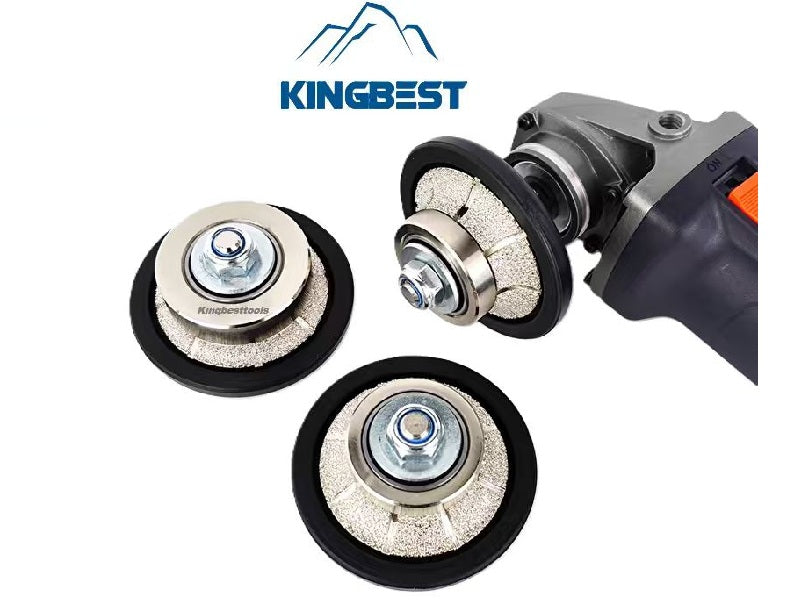D65mm Round Profiling Wheels Diamond Router Bits for Edge Repairing