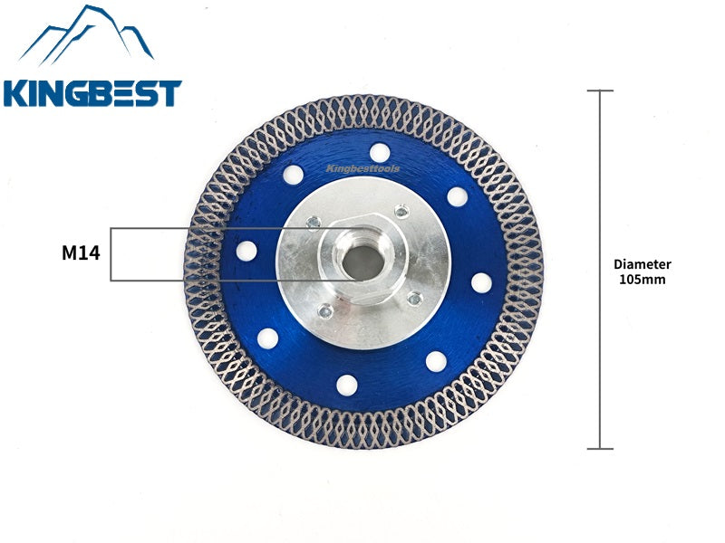 Blue Tile Turbo Saw Blade for Porcelain and Marble Cutting Disc