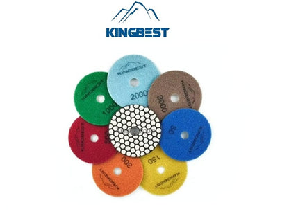 Dry Polishing Pads/Sandpapers 80/100mm