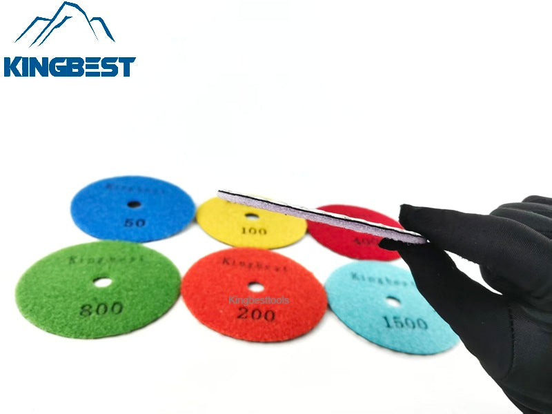 Upgraded Dry Polishing Pads/Sandpapers 100mm