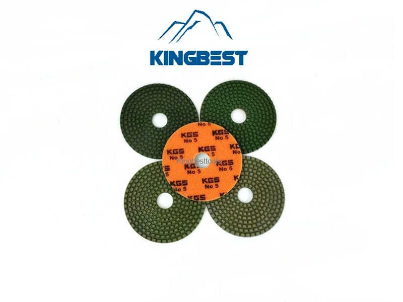 KGS Speedline 5 steps Wet Polishing Pads New Sandpapers 125mm