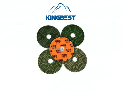 KGS Speedline 5 steps Wet Polishing Pads New Sandpapers 125mm