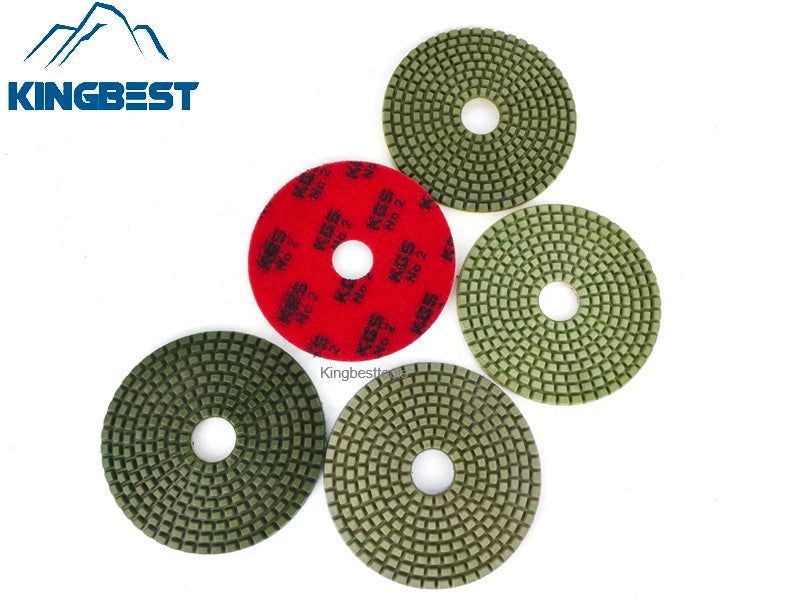 KGS Speedline 5 steps Wet Polishing Pads New Sandpapers 125mm