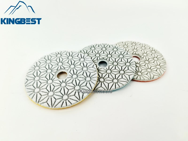 3 Steps Wet Polishing Pads-80/100mm