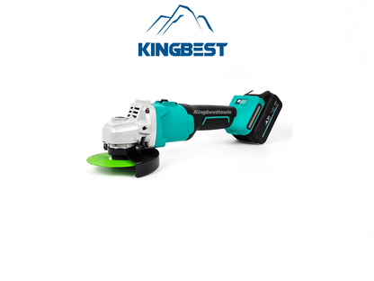 Portable Lithium Battery Angle Grinder With 2 Batteries and 1 Charger Free shipping