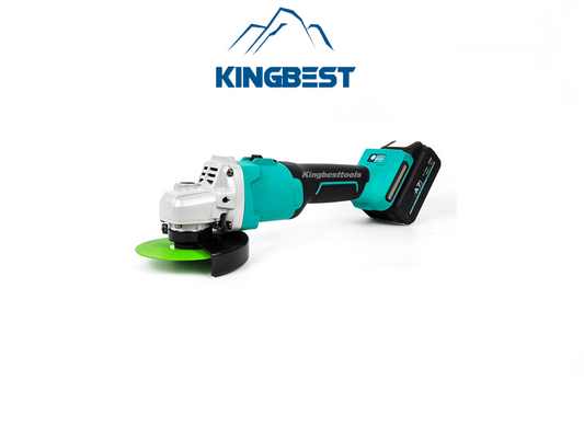 Portable Lithium Battery Angle Grinder With 2 Batteries and 1 Charger Free shipping