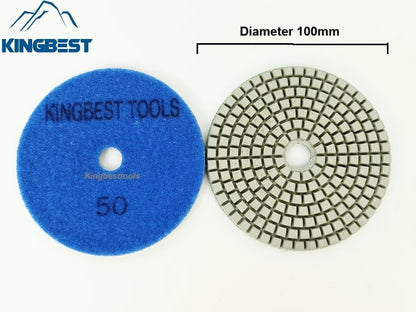 TOP! 7 steps Wet Polishing Pads/Sandpapers 100mm