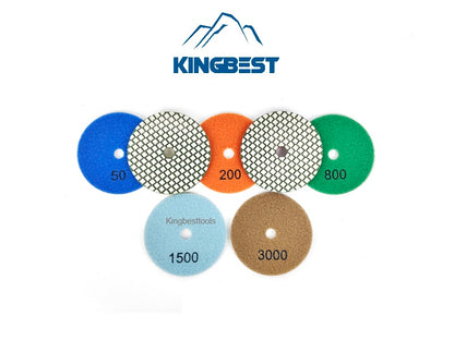 Thicknessed High Variable Speed Dry Polishing Pads Sandpapers of Stone