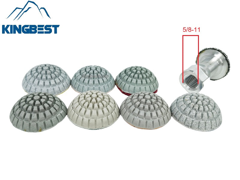 7 step Curved  Wet Polishing Pad 2 Inch
