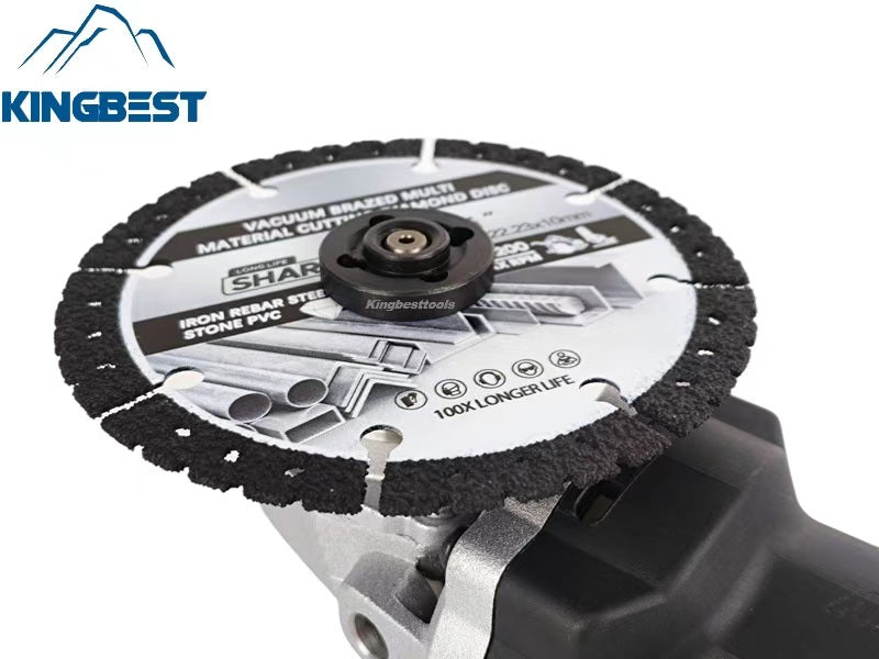Black Vacuum Brazed Multi Stone and Iron Cutting Disc