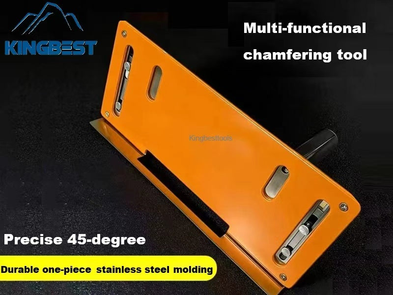 Stainless Steel  45 Degrees Bevel Plate Chamfering Bracket for Mica Grinder Free Shipping