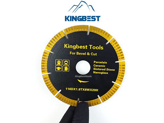 116mm Porcelain Ceramic Cutting and Bevel Blade/Discs for Angle Grinder/Mica Machine