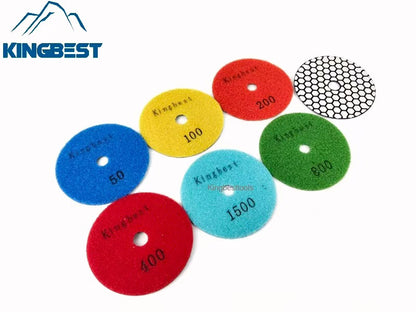 Upgraded Dry Polishing Pads/Sandpapers 100mm