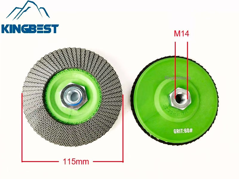 115mm Diamond Flap Disc for Stone Concrete Grinding and Polishing