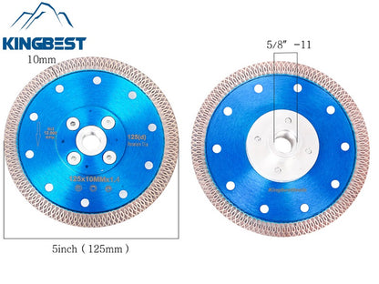 Blue Tile Turbo Saw Blade for Porcelain and Marble Cutting Disc