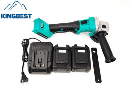 Portable Lithium Battery Angle Grinder With 2 Batteries and 1 Charger Free shipping