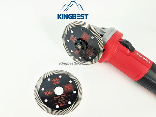 SHIJING Black Saw Blades Cutting Disk for Ceramic 106mm