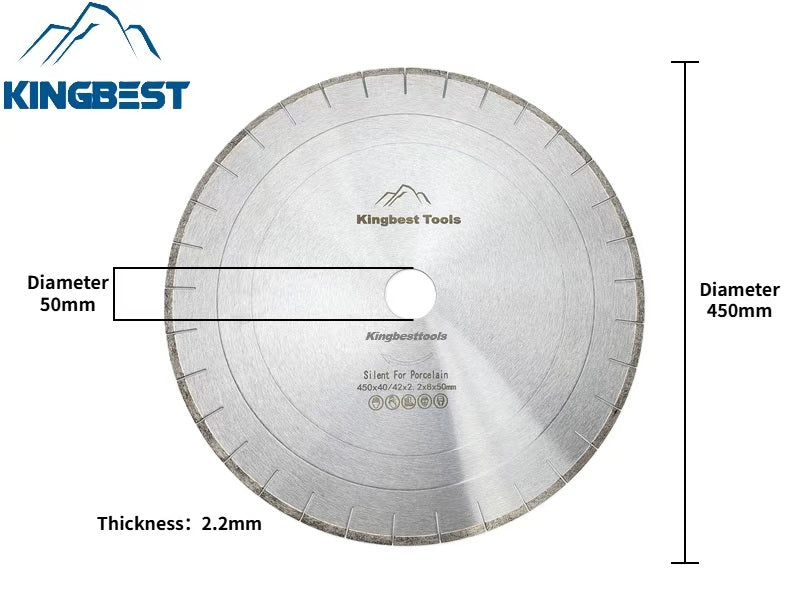 450mm Ultra-thin Silent Big Cutting Disc for Porcelain