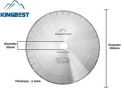 450mm Ultra-thin Silent Big Cutting Disc for Porcelain