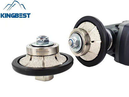 D65mm Round Profiling Wheels Diamond Router Bits for Edge Repairing