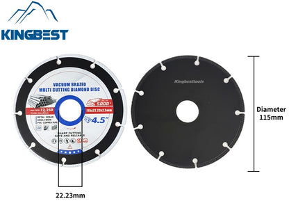 Vacuum Brazed Multi Iron Cutting Diamond Disc