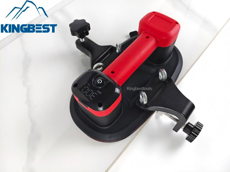 90 Degree Dual-Side Seamless Battery Suction Cup with Clips Tile Lifting Tools Free shipping