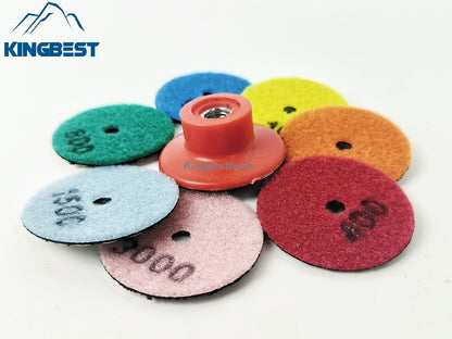 2 inch Dry Polishing Pads/Sandpapers ~~ Backer for free