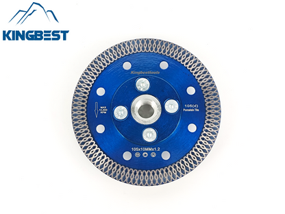 Blue Tile Turbo Saw Blade for Porcelain and Marble Cutting Disc