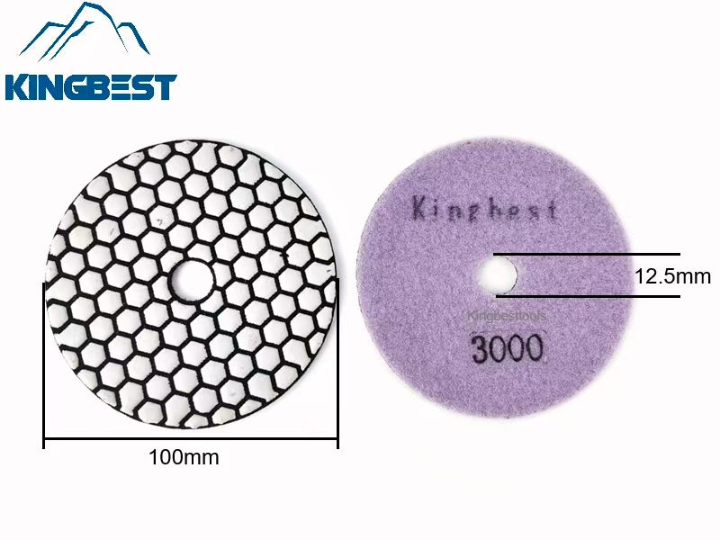 Upgraded Dry Polishing Pads/Sandpapers 100mm