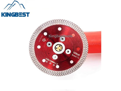 Red Diamond Cutting Marble Ceramic Turbo Saw Blade for Porcelain Tile Cutting Disc