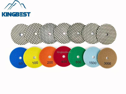 Thicknessed High Variable Speed Dry Polishing Pads Sandpapers of Stone