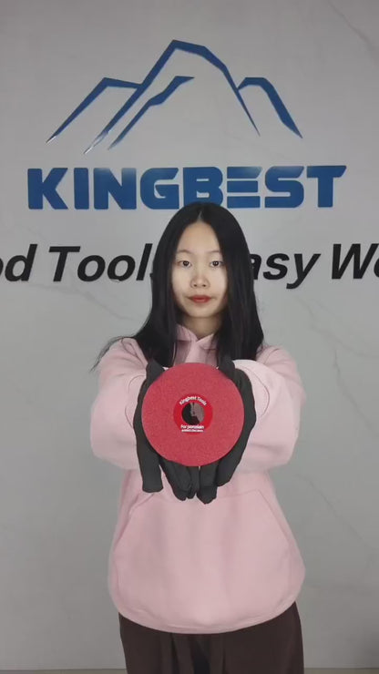 22.23mm Hole Red Disc For Porcelain 100mm