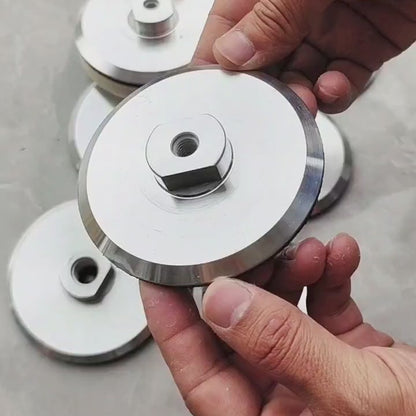 Aluminum Becker/Sticker/Support for Polishing Pads