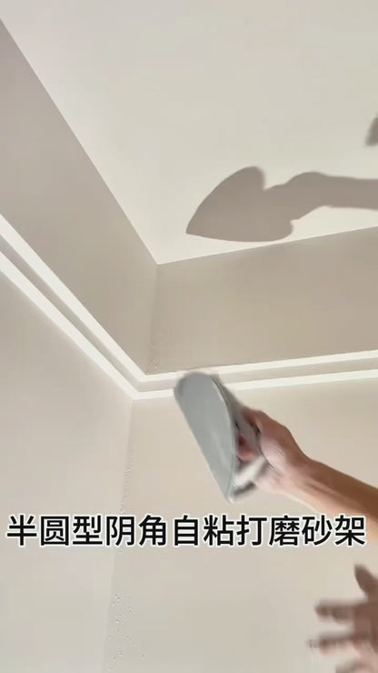 Multifunctional Semi-Circular Angle Sanding Sandpaper Tool with Sandpaper free shipping