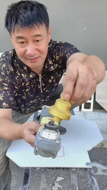 Serrated Pagoda Drill Bits Brazed Diamond Chamfer Drill Bits