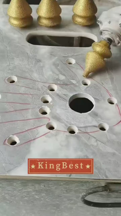 M10 Brazed Conical Umbrella Drill Bit for Chamfer and Drill