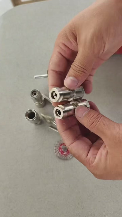 3mm and 6mm Angle to Straight Grinder Adapter Fits Rotary Tool Accessory