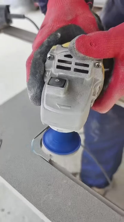 Thickened Diamond Angle Grinder Diamond Brazed Polishing Bits Flat Grinding Head Brazed Trimming Thread 2inch M10