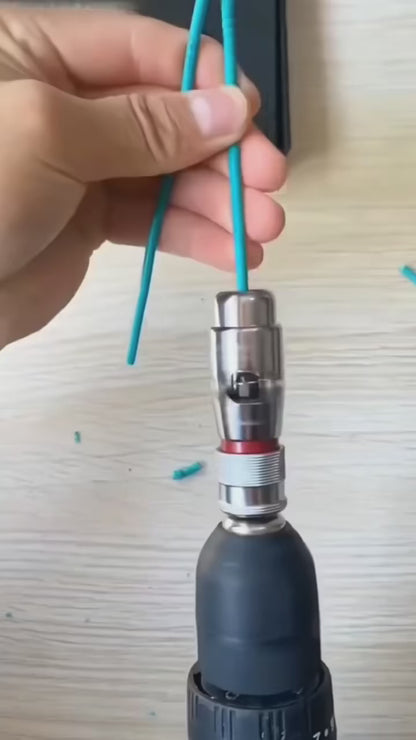 Aluminum Alloy Cable Peeling Twister Tool Wire Stripping Electric Wire Stripper Portable Electric drill Wire Stripper-free shipping