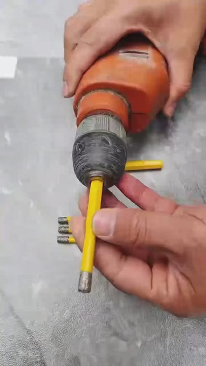 Dry Tile Drilling Set Brazing Hole Opener For Quartz Marble Glass (5 pcs/pack)