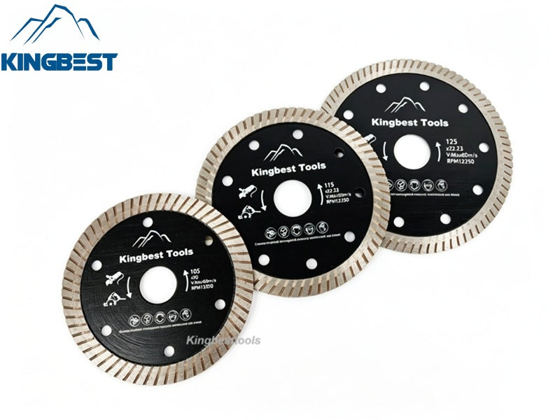 Black Coarse-Toothed Corrugated Ceramic Reinforced Cut Sheet Discs