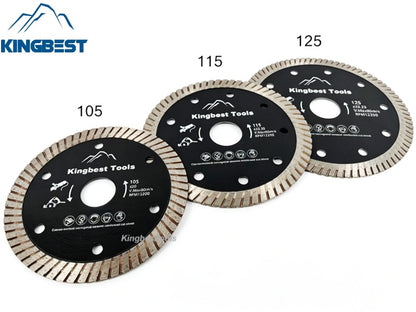 Black Coarse-Toothed Corrugated Ceramic Reinforced Cut Sheet Discs