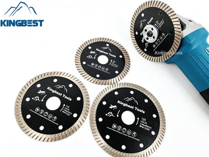 Black Coarse-Toothed Corrugated Ceramic Reinforced Cut Sheet Discs